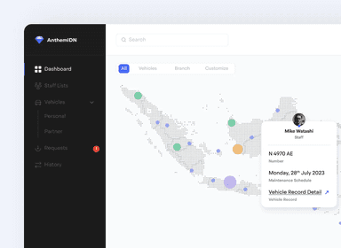 Driver tracking web app